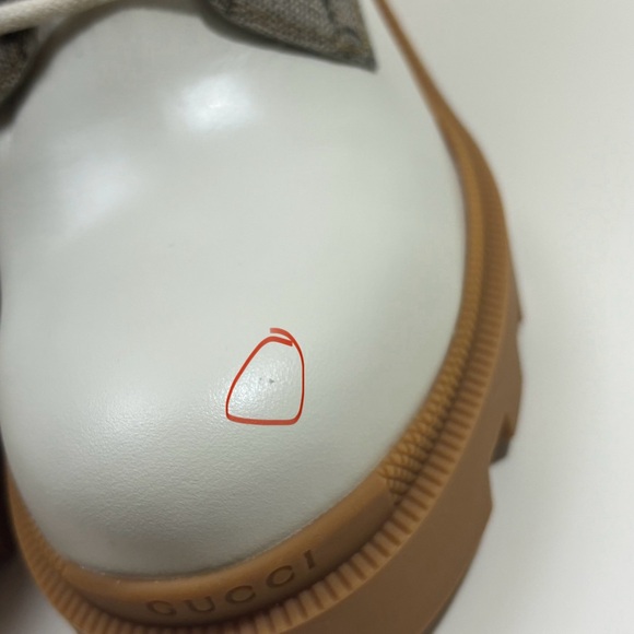 Gucci GG Logo Platform High Block Heel ankle boot - Picture 4 of 10